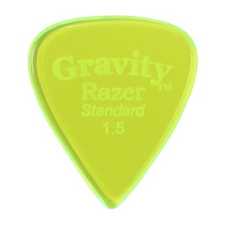 Gravity Guitar PicksRazer -Standard- GRAS15P 1.5mm Fluorescent Green ギターピック