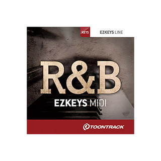 TOONTRACK KEYS MIDI - R&B [EZ KEYS用MIDIライブラリ] 【代引き不可】