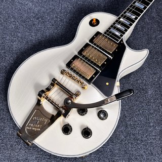 Gibson Custom Shop MurphyLab 1957 Les Paul Custom 3PU w/Bigsby Ultra Light Aged Polaris White【御茶ノ水FINEST_GUITARS】