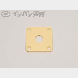 SCUD P-100I LPジャックプレート プラスチック アイボリー【梅田店】