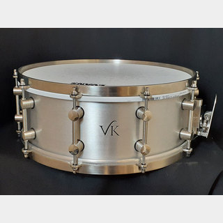 VK DRUMS 【USED】Aluminium 14"×5" プロラケAAAセミハードケース付属