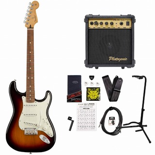FenderPlayer Series Stratocaster 3 Color Sunburst Pau Ferro PG-10アンプ付属エレキギター初心者セット【WEBSH