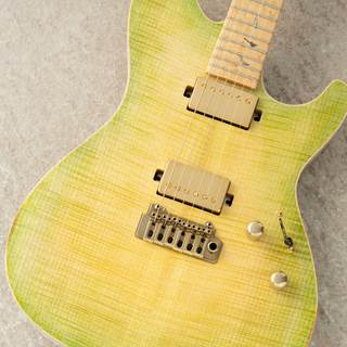 Sugi DS496M FM-EX/HM/ASH w/Bat Inlay -Spring Green Burst / SGB- 【軽量個体】