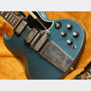 Gibson Custom Shop Murphy Lab 1964 SG Standard with Maestro Vibrola "Light Aged" Antique Pelham Blue s/n 203954