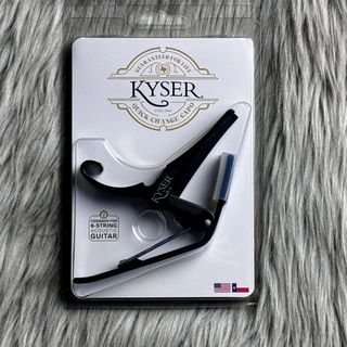 Kyser KG6BA Black カポタスト アコースティックギター用 ブラックKG6