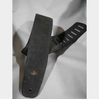 YONEZAWA LEATHER Hand Made Leather Strap / Nuback Black #3    