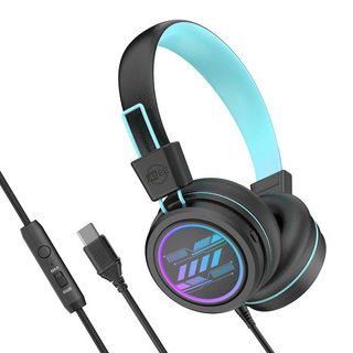 MEE Audio MEE audio ミーオーディオ HP-KJ55U-BK KidJamz KJ55U ブラック 子供用 有線ヘッドホン キッズヘッドフォン