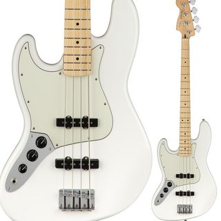 FenderPlayer Jazz Bass Left-Handed, Maple Fingerboard, Polar White ジャズベース 左利き用
