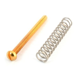 MontreuxHB P/U height screws slotted head inch Gold 4 No.8637 ギターパーツ ネジ