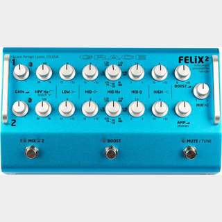 GRACE design FELiX2 Anniversary Edition Blue 2ch Instrument Preamp/Blender/EQ/DI 楽器用プリアンプ/ブレンダー 【WE