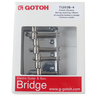 GOTOH ゴトー GOTOH Ti203B-4C ベース用ブリッジ クローム