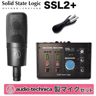 Solid State LogicSSL2+ AT4040セット 2In 4Out USBオーディオインターフェイス SSL