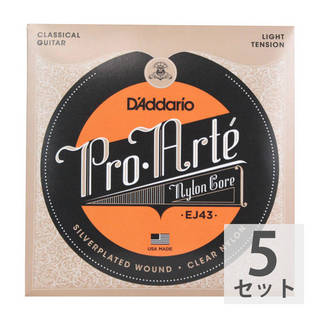 D'Addarioダダリオ EJ43×5SET クラシックギター弦