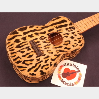 Regal RARE! 1930's Vintage Jungle Uke Leopard Fur Soprano Ukulele #5327