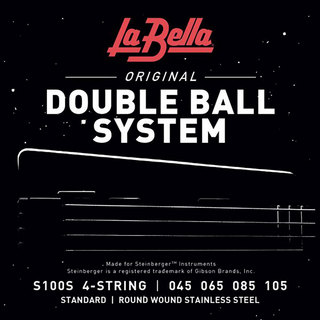 La Bellaラベラ S-100S Standard Doble Ball Bass 45-105 ダブルボールエンド エレキベース弦