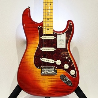Fender 2024 Collection Made In Japan Hybrid II Stratocaster  Sunset Orenge ransparent 重量【3.55Kg】