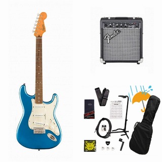 Squier by FenderClassic Vibe 60s Stratocaster Laurel FB Lake Placid Blue エレキギター Fender 10Wアンプ付属エレキギタ