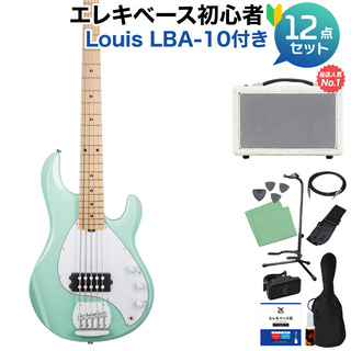 Sterling by MUSIC MAN STINGRAY RAY5 MGN 5弦ベース初心者12点セット 【島村楽器で一番売れてるベースアンプ付】 アクティブ