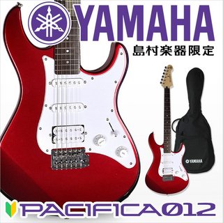 YAMAHAPACIFICA012 レッドメタリック エレキギター 初心者 入門モデル パシフィカ