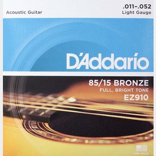 D'Addario ダダリオ EZ910 Light ×10SET アコースティックギター弦