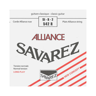 SAVAREZ 542R ALLIANCE Normal tension クラシックギター弦 2弦 バラ弦