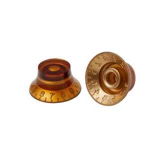 GibsonTop Hat Knobs 4 pack (Amber) [PRHK-030]