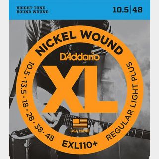 D'Addario EXL110+ Regular Plus 10.5-48 エレキギター弦【横浜店】