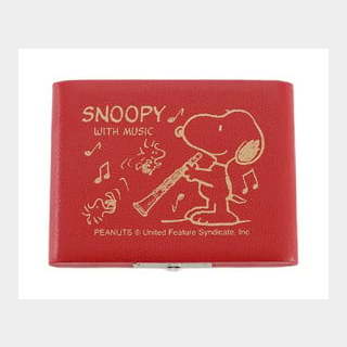Teeda SNOOPY BAND COLLECTION スヌーピー×リードケース B♭クラリネット用 レッド 5枚収納 SCL-05R【WEBSHOP】
