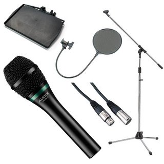 Audix OMX-E [豪華3点セット + 楽ラック(譜面台ラック) セット] ダイナミックマイ ク【WEBSHOP】