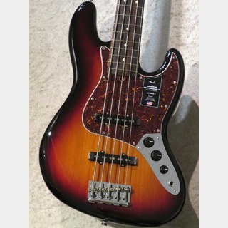 Fender【軽量!】American Professional II Jazz Bass V -3 Color Sunburst- #US23084168【5弦】【4.06kg】