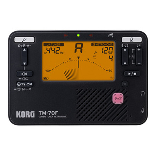 KORG TM-70F BK【チューナーとメトロノームが一体化】