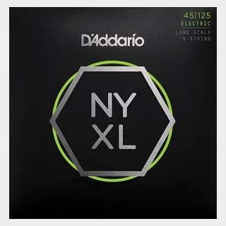 D'Addario NYXL45125 NYXL Series 5-String Bass Strings 45-125 Long Scale 5弦ベース用 【WEBSHOP】