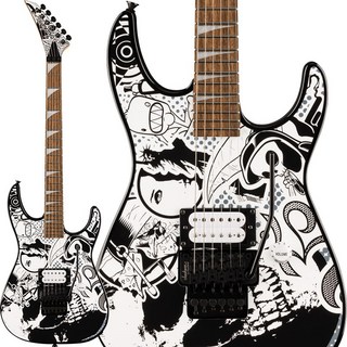 Jackson X Series Dinky DK1 H (Skull Kaos/Laurel)