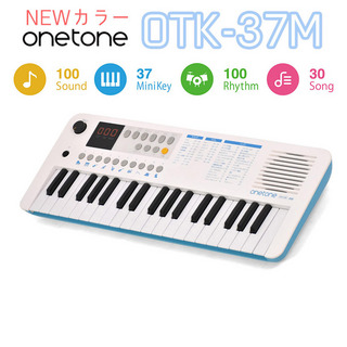 onetone OTK-37M WHBL ミニ鍵盤キーボード USBケーブル付子供 キッズ プレゼント