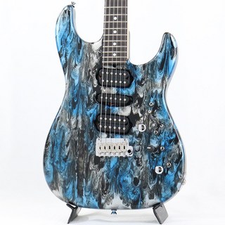 James Tyler Japan Japan Studio Elite Rear Route HSH (Black And Blue Shmear/Faux Matching Head) [SN.J24083]