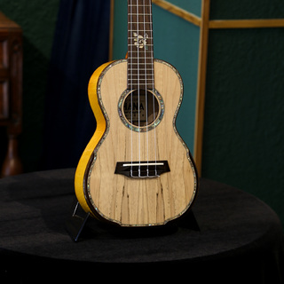 Ohana UkulelesCK-450 SMP, Solid Spalted Maple Top & Back, Solid Flamed Maple Sides