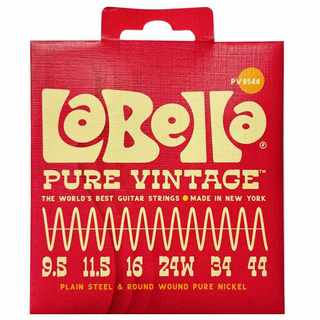 La BellaのPure Vintageシリーズのギター弦に.0095〜.044ゲージの新