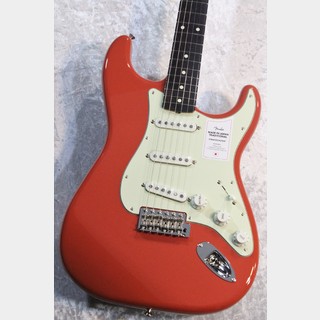 Fender Made in Japan Traditional 60s Stratocaster Fiesta Red #JD23029422【軽量3.04kg/漆黒指板個体】