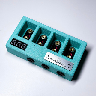 Switch Audio Battery-Supply plus green バッテリーチェッカー付き 電池式パワーサプライ
