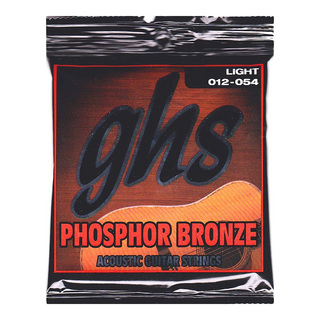 ghs S325 Phosphor Bronze 12-54 アコースティックギター弦×6セット