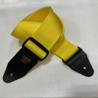 ERNIE BALL YELLOW & BLACK POLYPRO GUITAR STRAP ポリプロ・ストラップP05351