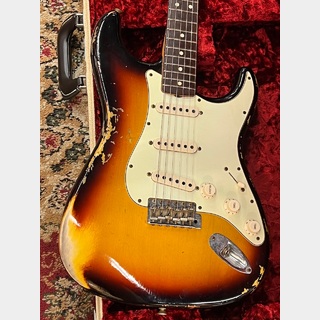 Fender Custom Shop 1963 Stratocaster Heavy Relic (2021年製Used) 3 Color Sunburst【G-CLUB TOKYO】