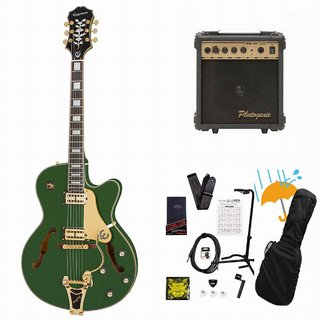 Epiphone Emperor Swingster Forest Green Metallic PG-10アンプ付属エレキギター初心者セットR【WEBSHOP】