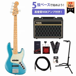 FenderPlayer Plus Jazz Bass V Maple Fingerboard Opal Spark フェンダー  VOXアンプ付属5弦エレキベース初心者