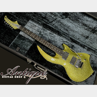 ESP 2005 Ltd Edition Laputa Kouichi Model LA-ダムカラス-440 Gold Sparkle EMG&FRT w/OHC "Dead Stock Mint"