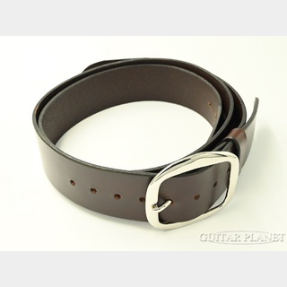 BEAR STRAPS 【傷あり特価】Basic Electric "Brown / Silver"【完全手作り/最高級牛革ストラップ】