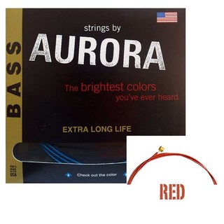 AURORA STRINGS Aurora Premium Bass Strings (45-105) 【RED】