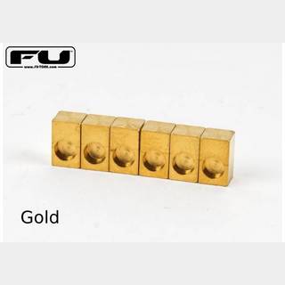 FU-Tone Titanium Saddle Insert Set (6) -GOLD-【Webショップ限定】