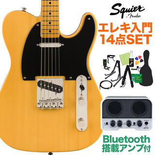 Squier by Fender CV ’50s Telecaster BTB 初心者セット 【Bluetooth搭載ミニアンプ付】