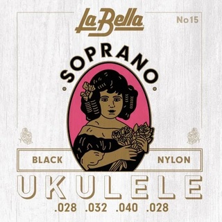 La Bella 15 Soprano Black